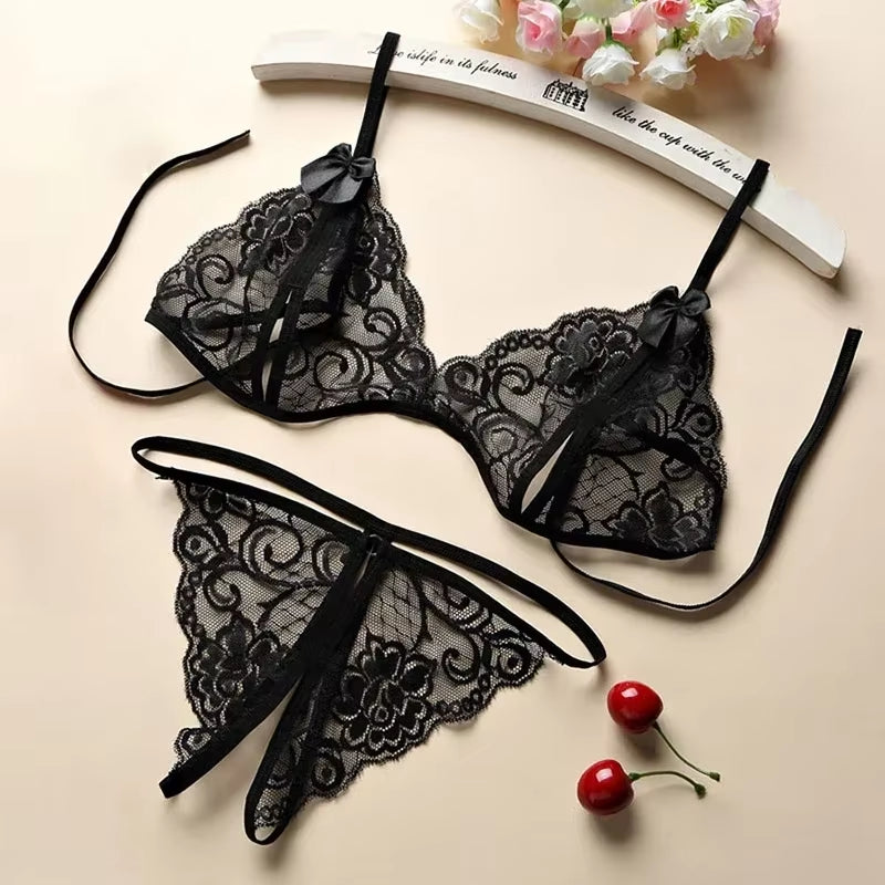 Sexy Erotic Lingerie for Women Bra and Panty Set Babydoll Sexy Lingerie Costumes Sets Sexy Women'S Underwear Set Female